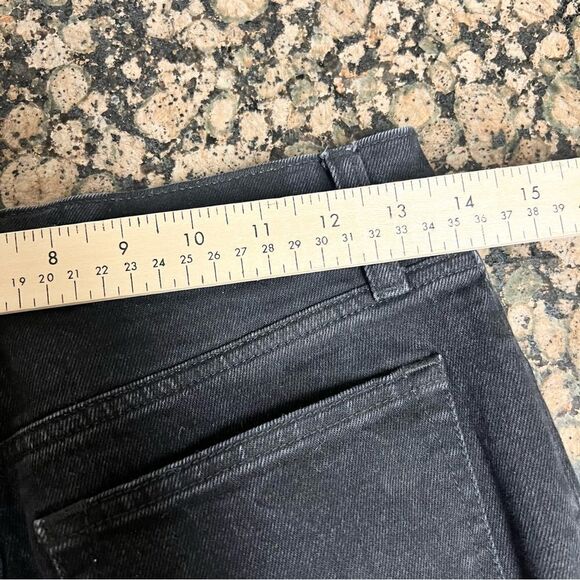 Abercrombie & Fitch The Skinny High Rise Denim Black Jeans Buttonfly Size 26/2R - Picture 3 of 5
